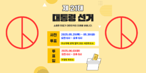 제21대 대통령선거투표일 이미지